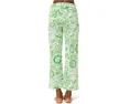 Джинсы кроп с завышенной талией Lilly Pulitzer Harleen и расклешенным низом