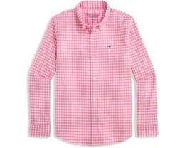 Детская рубашка vineyard vines Skysail Gingham из охлаждающей ткани
