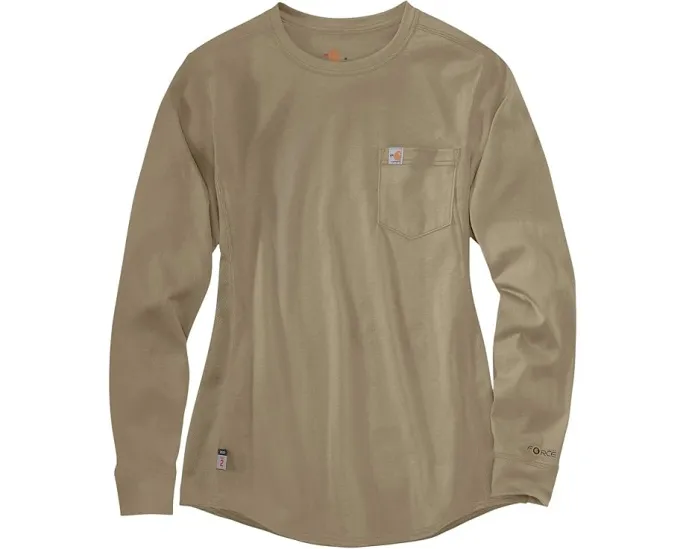 Термобелье Carhartt Force хлопковое с длинным рукавом и огнестойкой отделкой