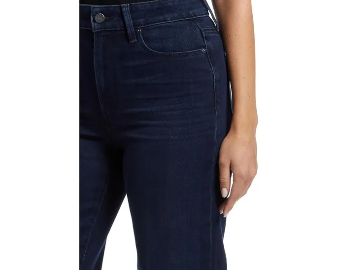 Джинсы PAIGE Anessa Reverse Seamed Beltloops In Bespoke с широким клешем