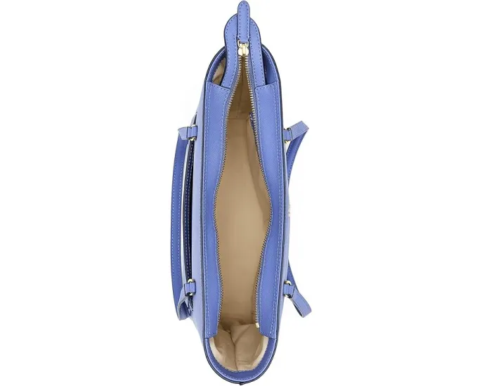 Сумка-шоппер Lauren Ralph Lauren Crosshatch Leather Medium Karly Shopper Tote