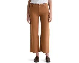 Джинсы AG Jeans Saige Mid Rise Wide Leg Crop укороченные с широкими штанинами