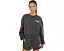 Флисовая кофта Trackside Fleece Crew New Balance черный оверсайз
