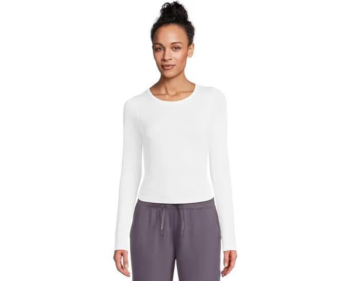 TravisMathew Длинная футболка Skyline Jersey с круглым вырезом и прямым низом