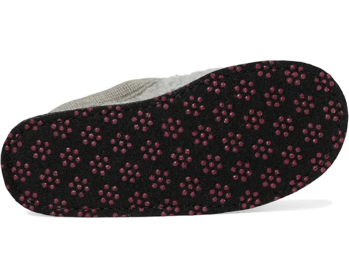 Тапочки Haflinger Katze из вареной шерсти с вышивкой