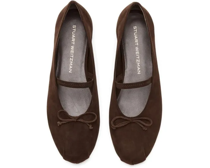 Туфли Prima Bow Ballet Mary Jane Stuart Weitzman с бантом