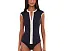 Seafolly Солнцезащитный топ Bandwave Cap Sleeve Sunvest