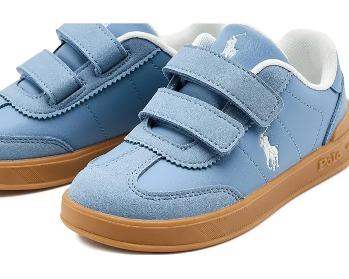 Кроссовки Polo Ralph Lauren Kids Hollis EZ с застежками на липучках