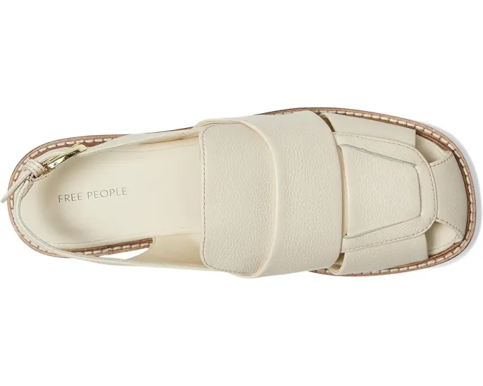 Плоские сандалии Libby Fisher Flat от Free People с плетеным верхом и низким каблуком