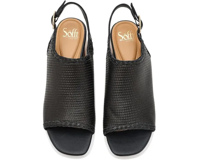 Босоножки Lois с квадратным каблуком и переплетением от Sofft