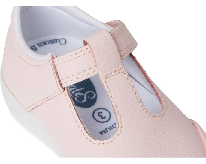Детские туфли FootMates Drew-Leather T-bar с поддержкой свода стопы