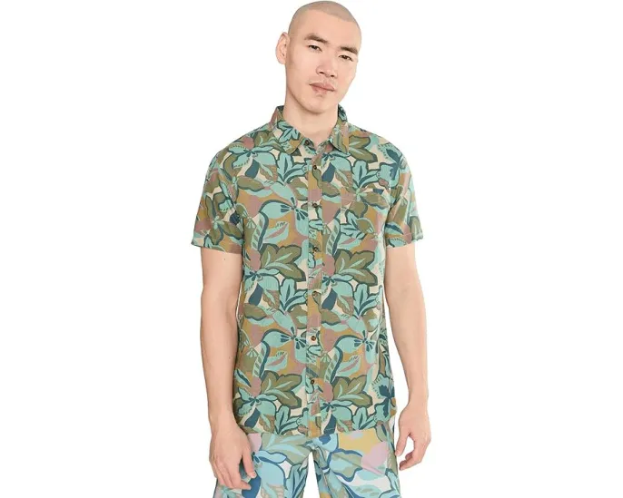 Рубашка O'Neill OG Print с коротким рукавом и цветочным принтом