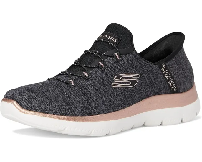 Skechers Summits Hands Free Slip-INS с фиксированными эластичными шнурками и памятью формы