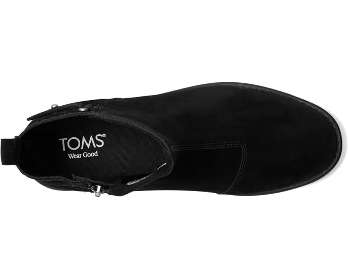 Ботинки TOMS Astrid из замши с декоративной перемычкой и защитой Scotchgard