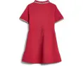 Платье Burberry Kids Romola с воротником поло и клетчатой отделкой
