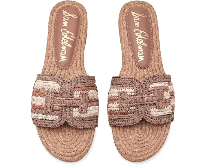 Сандалии Sam Edelman Miya с фактурой под рафию