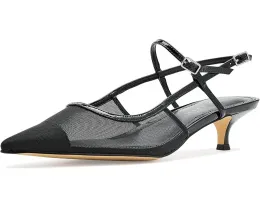 Marc Fisher LTD лодочки Ceddy с котячьим каблуком и ремешком-слингбек