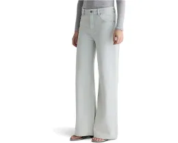 Джинсы Saige Mid-Rise Wide Leg AG Jeans в Luminance со свободной посадкой
