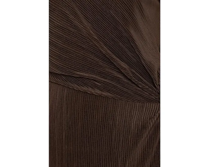 Платье Vince Directional Pleated Twist миди с драпировкой