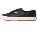 Кроссовки Superga 2750 Nappa из натуральной кожи с круглым носком