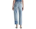 Джинсы AG Jeans Brinley с завышенной талией и прямым кроем в цвете Carpinteria