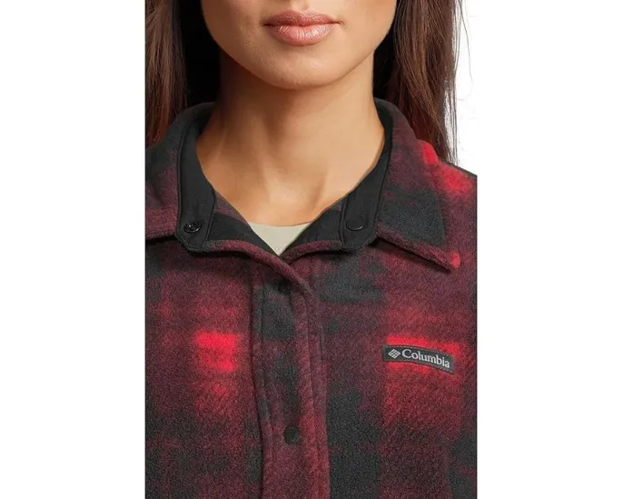 Куртка-рубашка Columbia Benton Springs Shirt Jacket II с застежкой на пуговицах и накладными карманами