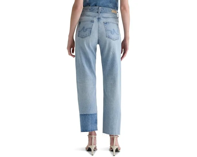 Джинсы AG Jeans Brinley с завышенной талией и прямым кроем в цвете Carpinteria