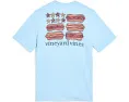 Детская футболка Vineyard Vines с хот-догом и флагом США