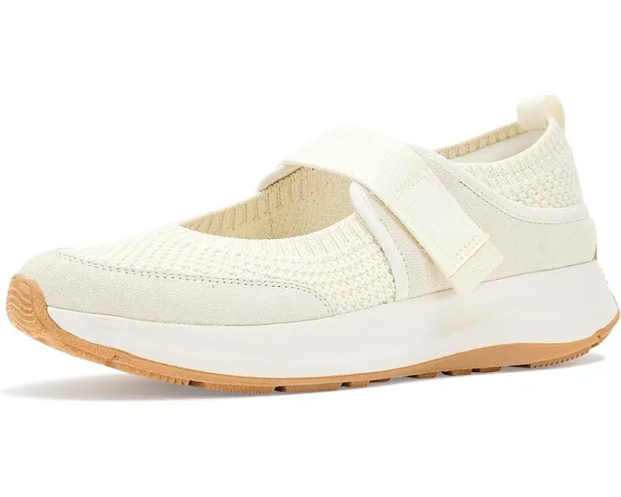 Туфли FitFlop F-mode Flow Mary Jane из трикотажа и замши