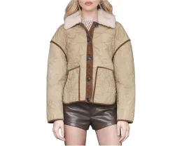 Стеганая куртка Floral Quilted Heritage Jacket от Avec Les Filles с цветочным принтом