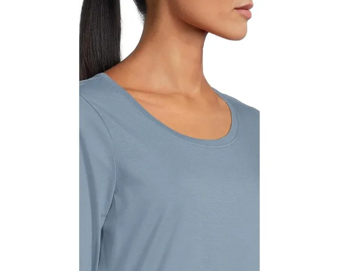 Футболка L.L.Bean Soft Stretch Supima с круглым вырезом и длинным рукавом из мягкой эластичной ткани