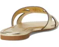 Сандалии-слипоны Duo Metallic из металлизированной кожи с открытым носком