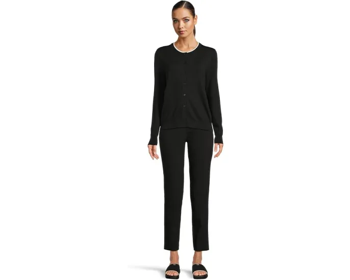 Кардиган Elliott Lauren Modal Knits на пуговицах с двойным воротником