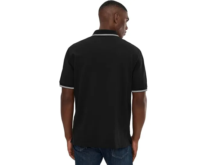 Polo Armani Exchange с контрастной отделкой из мягкого хлопка