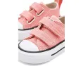 Converse Kids кеды Chuck Taylor 2V Ox для малышей на липучке с прочным верхом