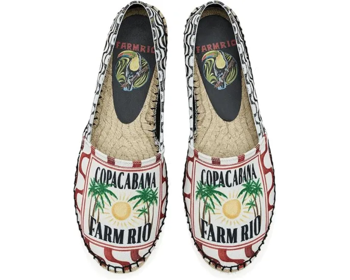Лоферы Copacabana с эспадрильей FARM Rio