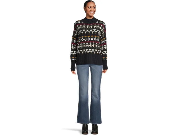 Свитер Barbour Larisa с рисунком fair isle и заниженными плечами