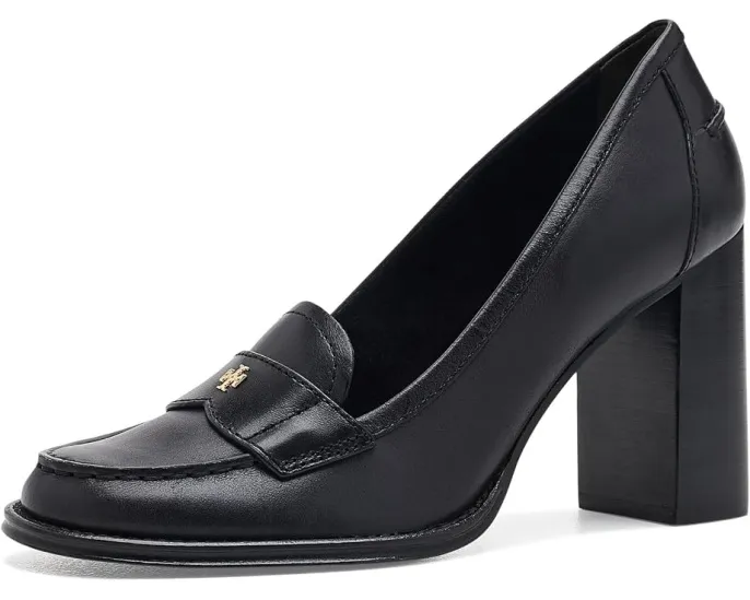 Лоферы Tory Burch Vintage на каблуке 85 мм с металлической фурнитурой
