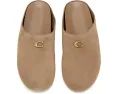 COACH мягкие мюли Sculpted C из замши с логотипом