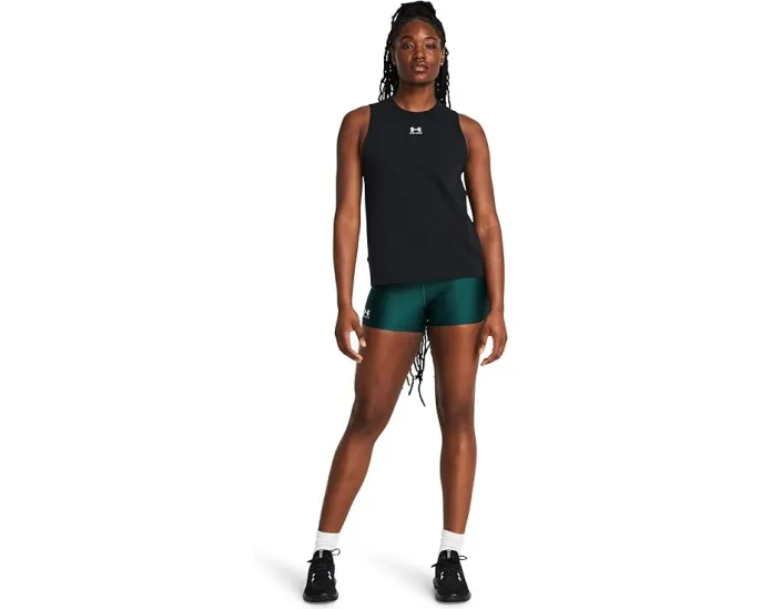 Майка Under Armour Rival Muscle Tank с ребристым воротником и свободным кроем