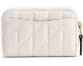 Маленький кардхолдер COACH с объемной стежкой и застежкой-молнией