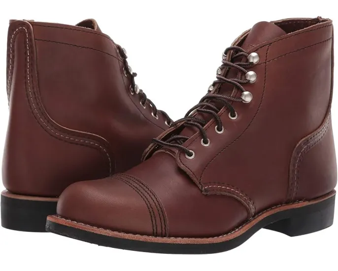 Кожаные ботинки Iron Ranger от Red Wing Heritage с подошвой Vibram и конструкцией Goodyear