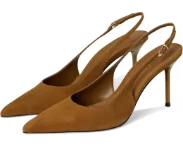 Туфли лодочки Schutz Alicia Sling из замши с острым носком на шпильке