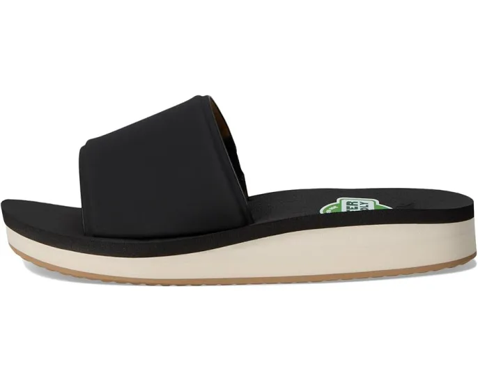 Сандалии Sanuk Highland Slide на платформе с поддержкой свода стопы и переработанной подошвой