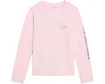 Футболка Vineyard Vines Vintage Whale с длинным рукавом Pink Drink