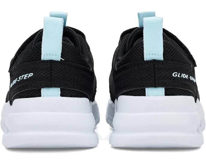 Кроссовки SKECHERS KIDS Glide-Step Flow с эластичными шнурками и сетчатым верхом