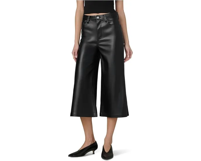Joe's Jeans кюлоты The Culotte из мягкой веганской кожи