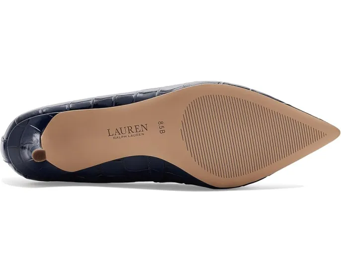 Туфли Adrienne из тисненой кожи крокодила Lauren Ralph Lauren