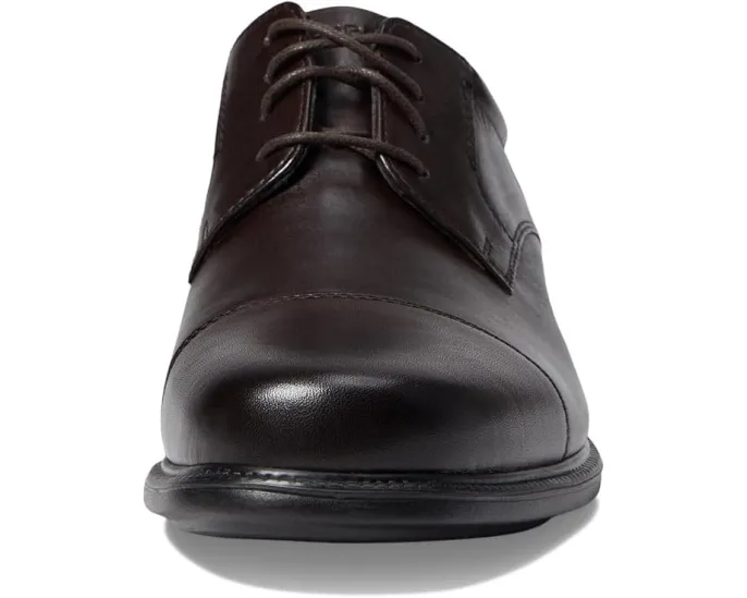 Оксфорды Charles Road Cap Toe от Rockport с гладкой кожей и амортизацией
