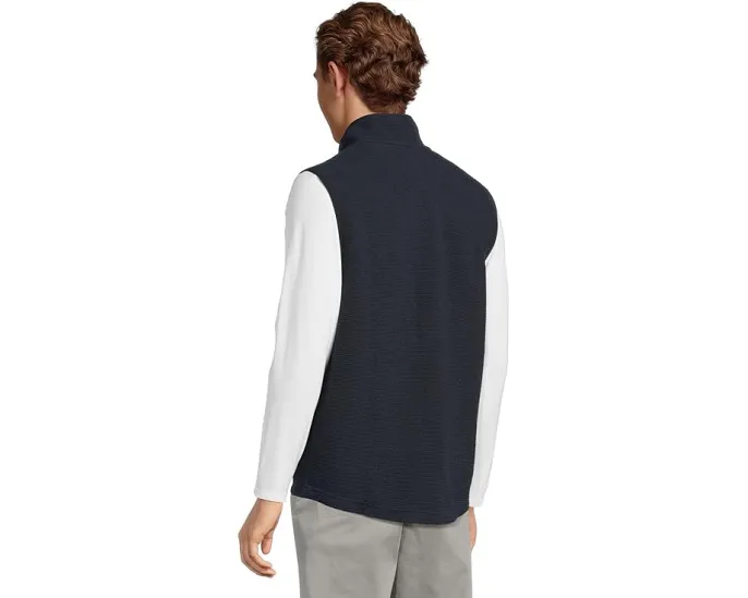 Жилет L.L.Bean Lakewashed Double-knit с двойной вязкой и османской резинкой